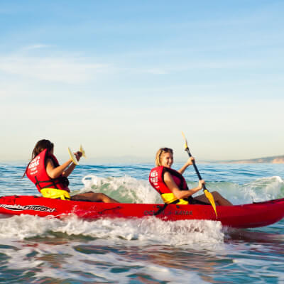 2 people in a la jolla kayak rental